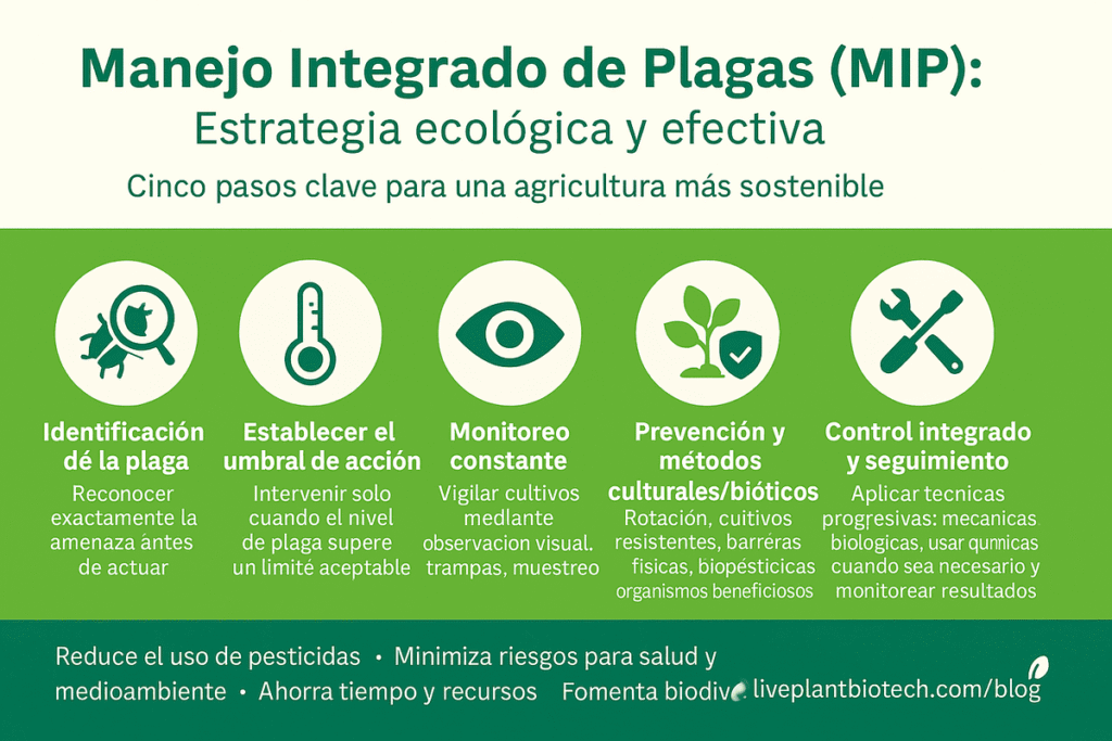 Manejo Integrado de Plagas infografia