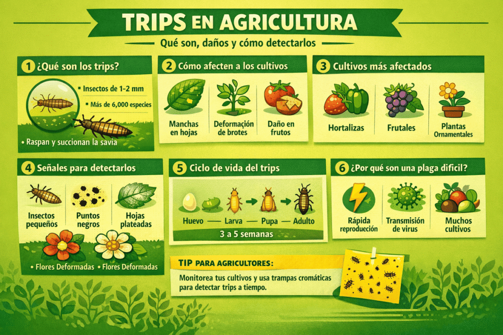 que son los trips en Agricultura