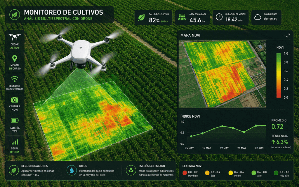 agricultura de precion con drone