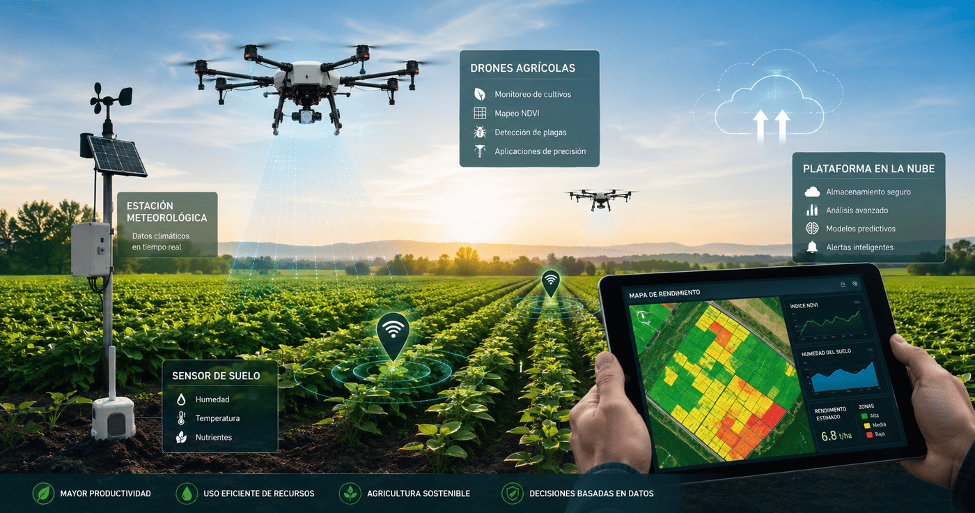 Agricultura de precisión: cómo la tecnología está transformando el campo