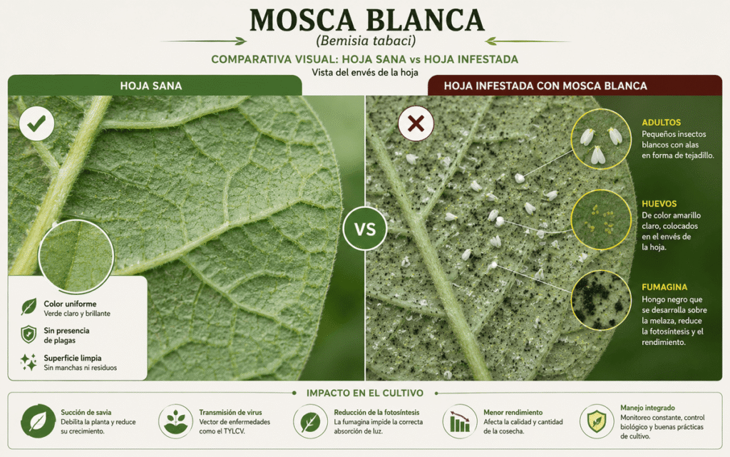 mosca blanca comparativa
