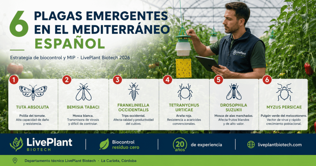 plagas emergentes en cultivos mediterráneos